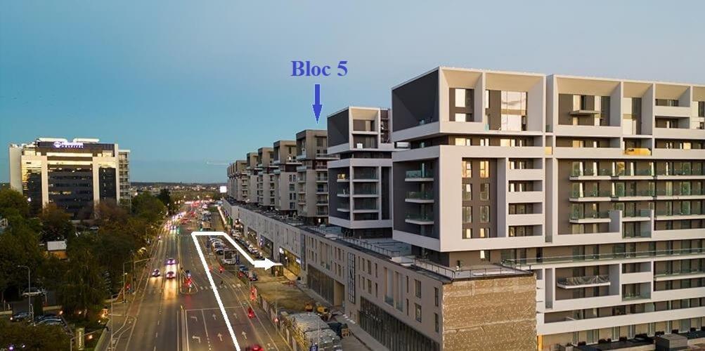 בוקרשט Sunshine - New & Quiet 1Br Apt, Business Area, Close To Airport, Highway A3, Subway מראה חיצוני תמונה